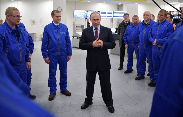 Kā Putins Arktikā sašķidrinātās dabasgāzes projektu atklāja - 8