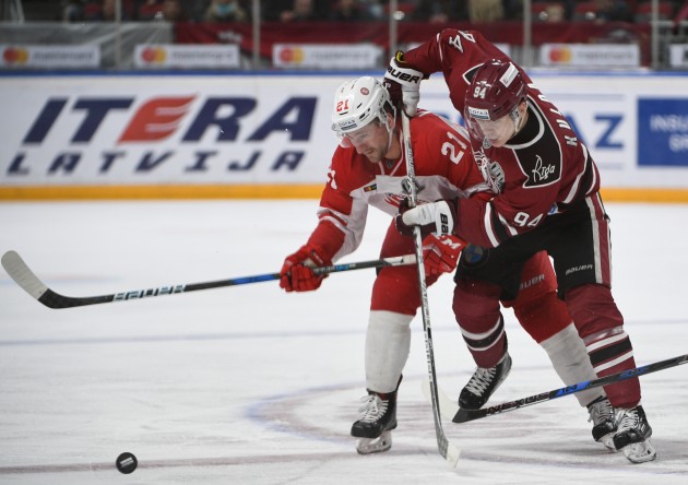 Hokejs, KHL spēle: Rīgas Dinamo - Vitjazj - 21