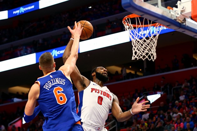 Basketbols; NBA; Knicks pret Pistons; 2017 - 5