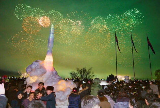 Ledus skulptūru festivāls Ziemeļkorejā - 1