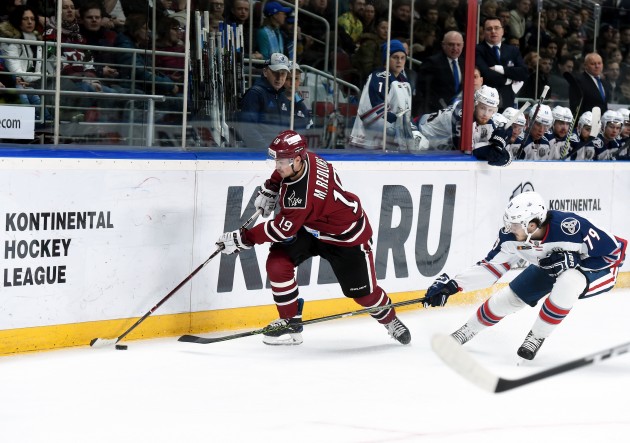 Hokejs, KHL spēle: Rīgas Dinamo - Ņeftehimik - 10