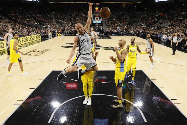 Basketbols; NBA; Spurs pret Nuggets; 2018 - 3