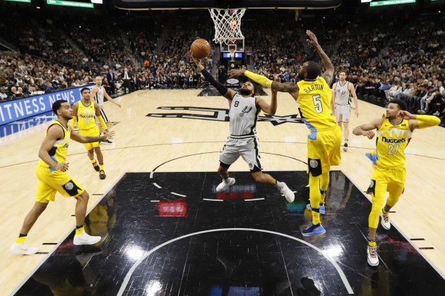 Basketbols; NBA; Spurs pret Nuggets; 2018 - 4