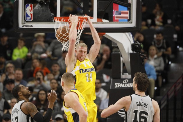 Basketbols; NBA; Spurs pret Nuggets; 2018 - 5