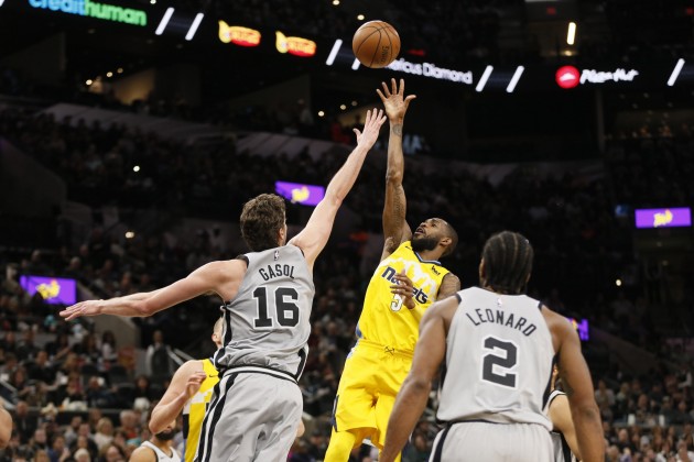 Basketbols; NBA; Spurs pret Nuggets; 2018 - 6