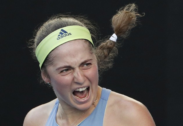 Teniss: Australian Open: Jeļena Ostapenko - Jinjina Duaņa - 5