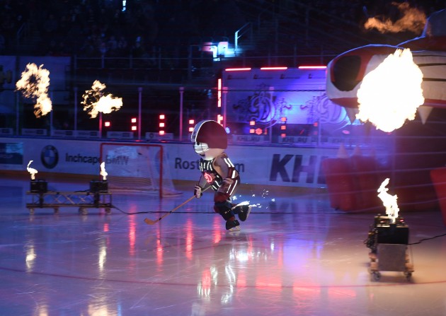 Hokejs, KHL spēle: Rīgas Dinamo - Amur - 1