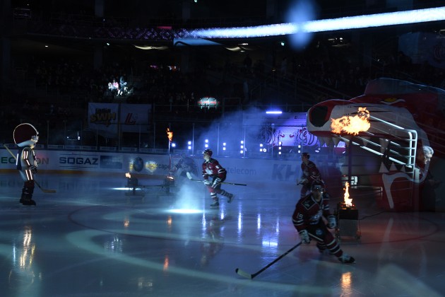 Hokejs, KHL spēle: Rīgas Dinamo - Amur - 2