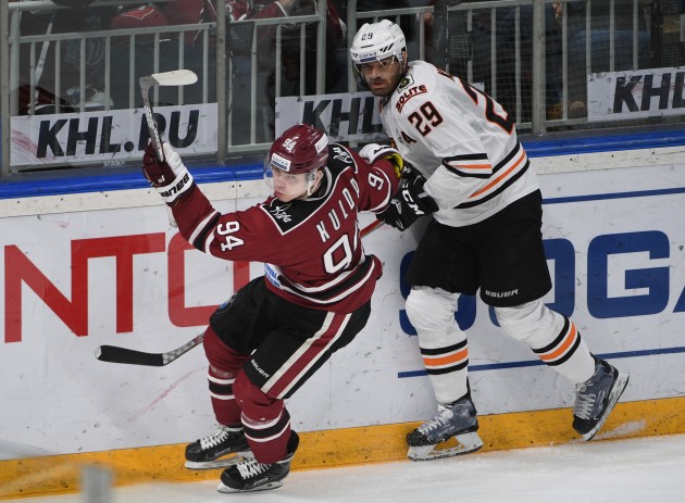 Hokejs, KHL spēle: Rīgas Dinamo - Amur - 7