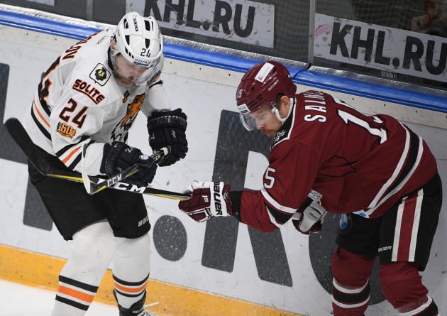 Hokejs, KHL spēle: Rīgas Dinamo - Amur - 17