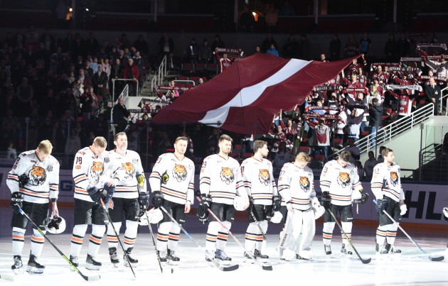 Hokejs, KHL spēle: Rīgas Dinamo - Amur - 26