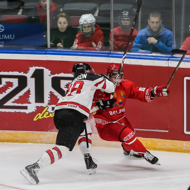 Hokejs, pārbaudes spēle: Kanāda - Baltkrievija - 16