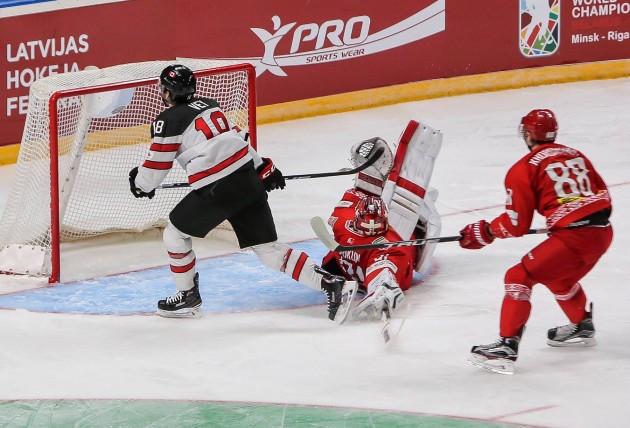 Hokejs, pārbaudes spēle: Kanāda - Baltkrievija - 20