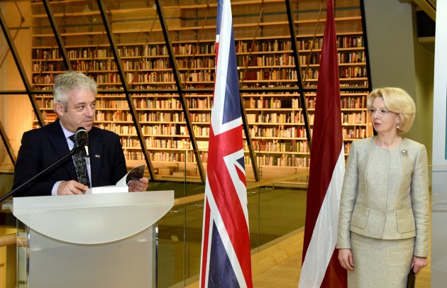 Lielbritānijas parlamenta Pārstāvju palātas priekšsēdētāja Džona Berkova vizīte Latvijā - 25