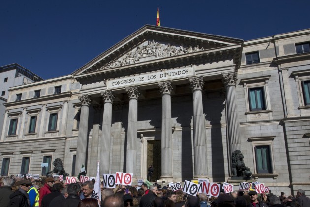 Pensionāri Spānija protestā par lielākām pensijām - 3