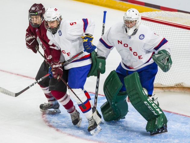 Pasaules U-18 hokeja čempionāts Rīgā: Latvija – Norvēģija