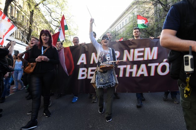 Protesti Budapeštā pret Orbānu - 6