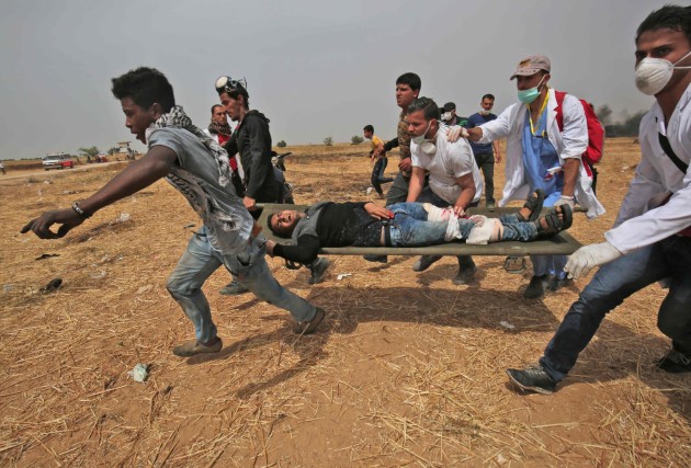 Sadurmes pie Gazas joslas robežas 20.04.18 - 1