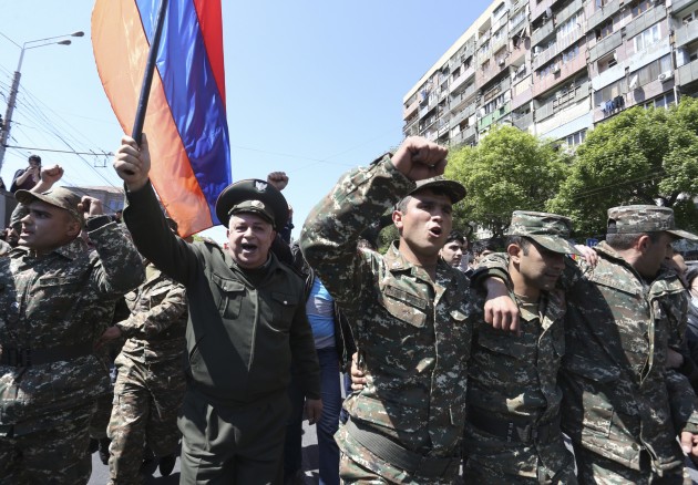 Armēnijā turpinās protesti  - 1