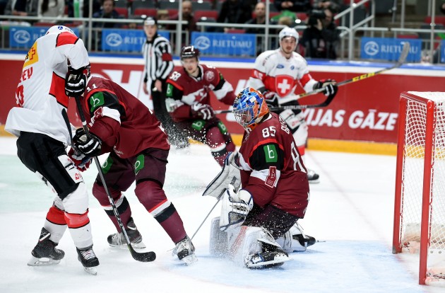 Hokejs, pārbaudes spēle: Latvija - Šveice - 31