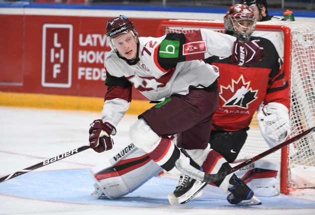 Hokejs, pārbaudes spēle: Latvija - Kanāda - 41