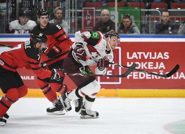Hokejs, pārbaudes spēle: Latvija - Kanāda - 44
