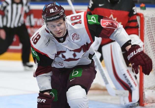 Hokejs, pārbaudes spēle: Latvija - Kanāda - 48