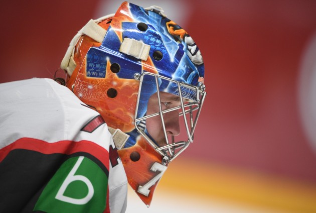 Hokejs, pārbaudes spēle: Latvija - Kanāda - 58
