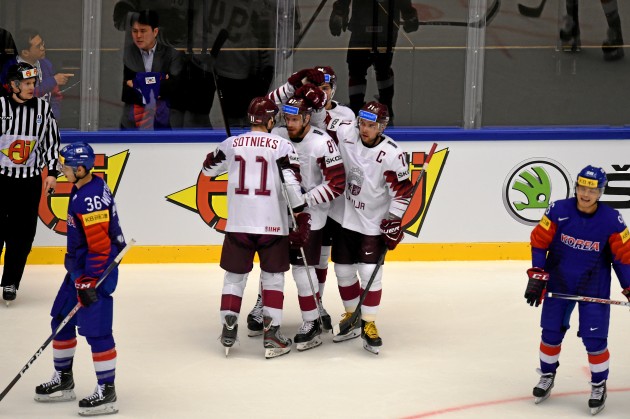 Hokejs, pasaules čempionāts 2018: Latvija - Koreja - 3