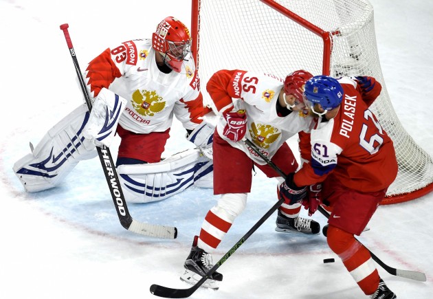 Hokejs, pasaules čempionāts 2018: Čehija - Krievija - 1