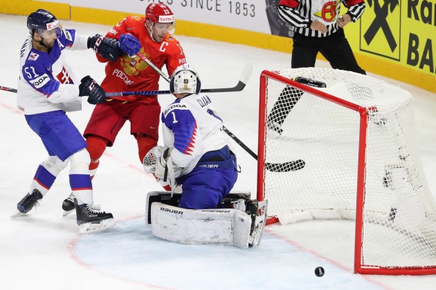 Hokejs, pasaules čempionāts: Krievija - Slovākija