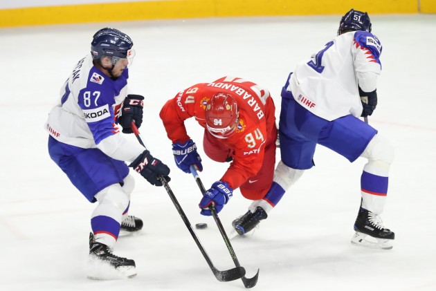 Hokejs, pasaules čempionāts: Krievija - Slovākija