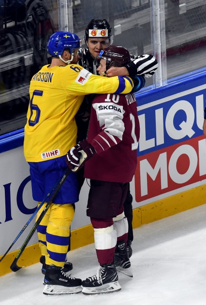 Hokejs, pasaules čempionāts 2018: Latvija - Zviedrija - 17