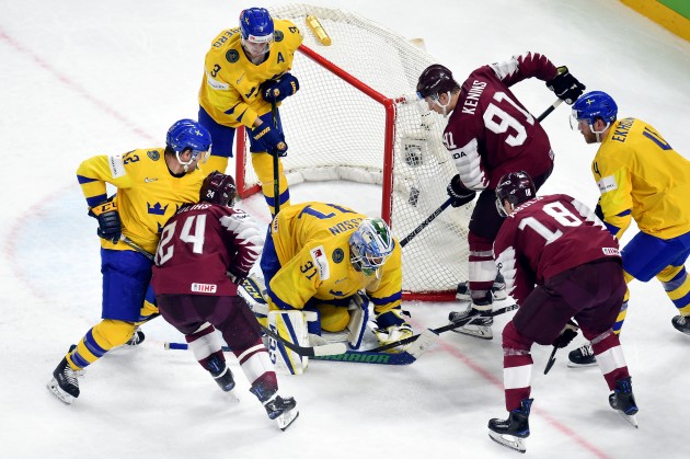 Hokejs, pasaules čempionāts 2018: Latvija - Zviedrija - 110