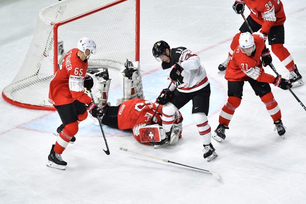 Hokejs, pasaules čempionāts 2018: Kanāda - Šveice - 2