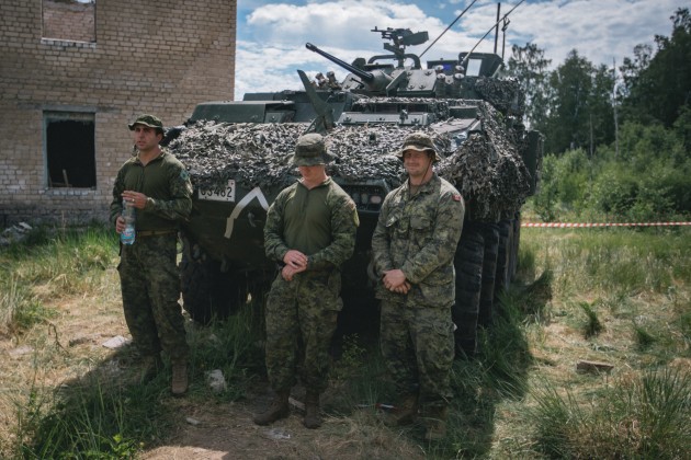 Kauja apbūvētā vietā - aktuāls, būtisks treniņš Latvijas un sabiedroto karavīriem - 136