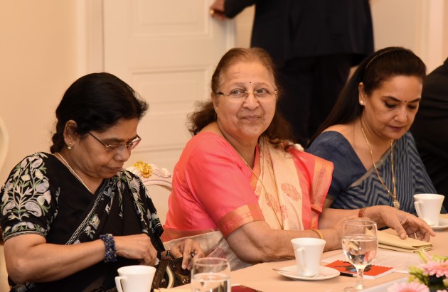 Ināra Mūrniece tiekas ar Indijas parlamenta apakšpalātas priekšsēdētāju Sumitru Mahadžanu - 12