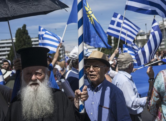 Grieķijā protestē pret vienošanos par Maķedonijas nosaukuma maiņu  - 2