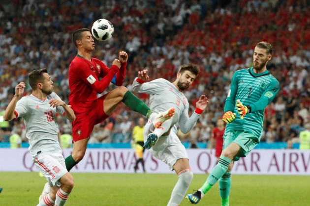 Futbols, Pasaules kauss 2018: Portugāle - Spānija - 10