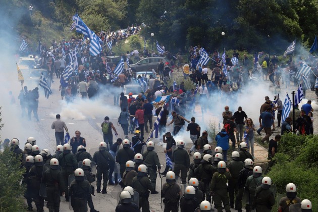 Grieķijā protestē pret Maķedonijas jauno nosaukumu - 2