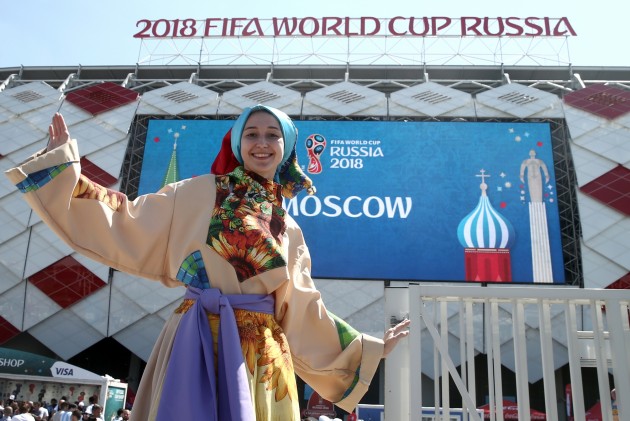 Futbols fans Pasaules kauss Krievija. Meitenes - 43