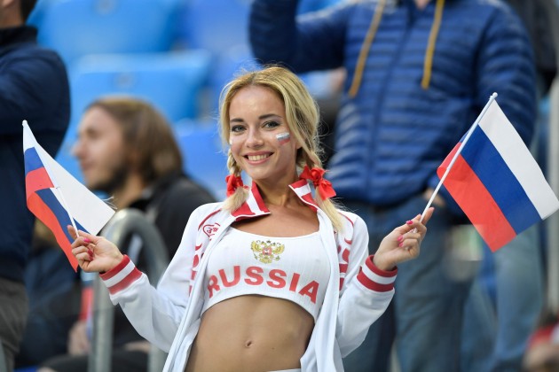 Futbols fans Pasaules kauss Krievija. Meitenes - 136