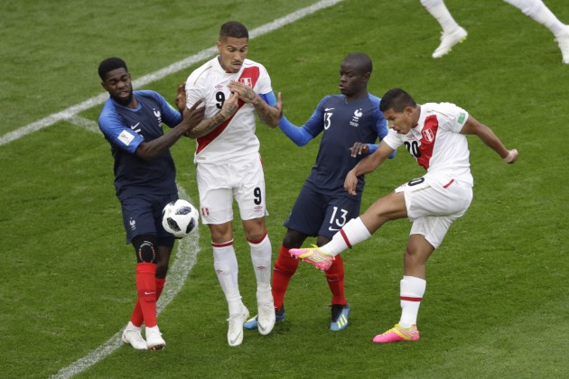 Futbols, Pasaules kauss 2018: Francija - Peru - 1