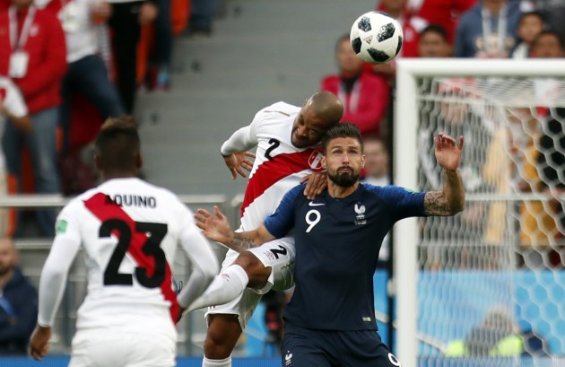 Futbols, Pasaules kauss 2018: Francija - Peru - 3