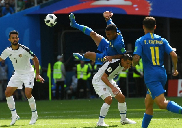 Futbols, Pasaules kauss 2018: Brazīlija - Kostarika - 3