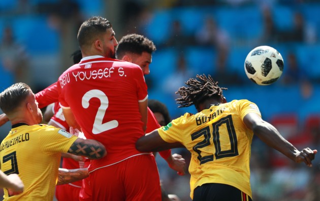 Futbols, Pasaules kauss 2018: Beļģija - Tunisija - 1