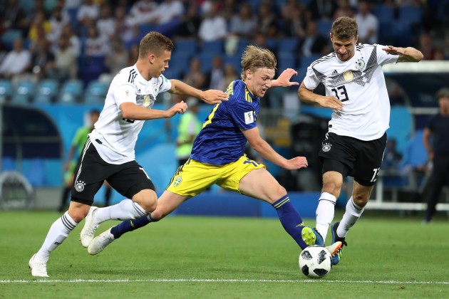 Futbols, Pasaules kauss 2018: Vācija - Zviedrija - 1
