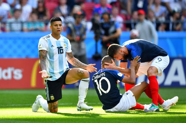 Futbols, Pasaules kauss 2018: Argentīna - Francija - 7