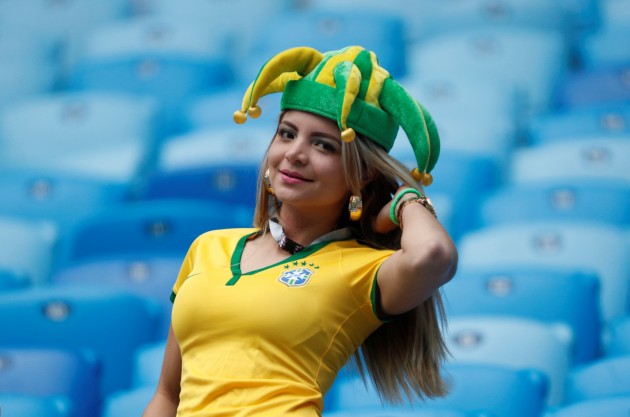 Karstas futbola līdzjutējas no Brazīlijas - 4
