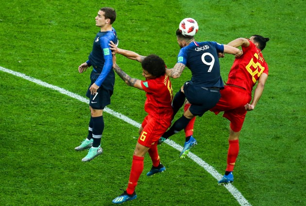 Futbols, Pasaules kauss 2018: Francija - Beļģija - 8